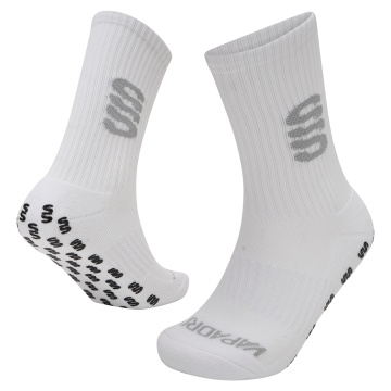 Quarter Gripper Sock - White